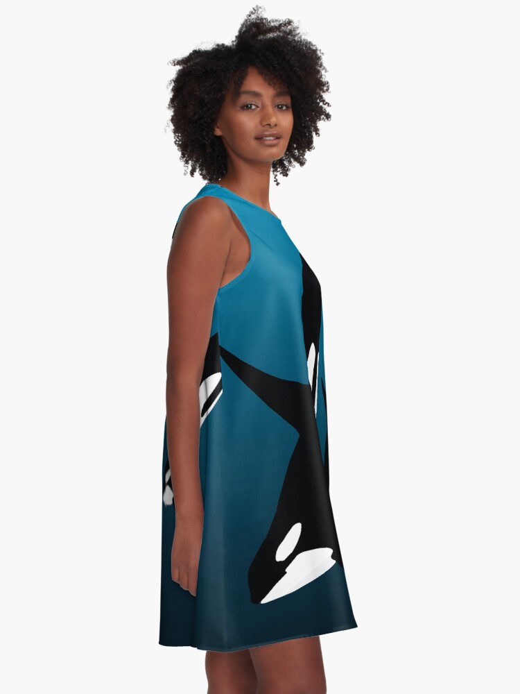 Alternate view of MOTHER AND CHILD BLACK - ORCA A-Line Dress