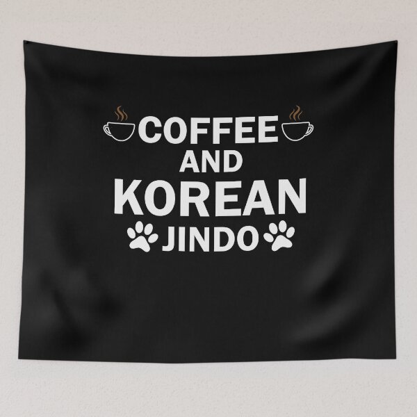Item preview, Coffee And Korean Jindo designed and sold by imaneless.