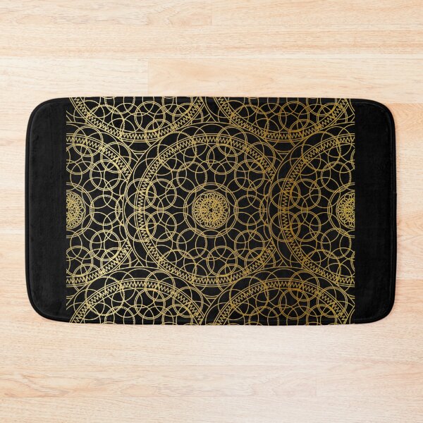 Item preview, Infinity Circles Golden Mandala designed and sold by GoldenZodiac888.