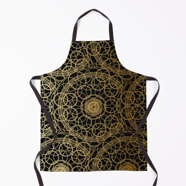 Item preview, Infinity Circles Golden Mandala designed and sold by GoldenZodiac888.