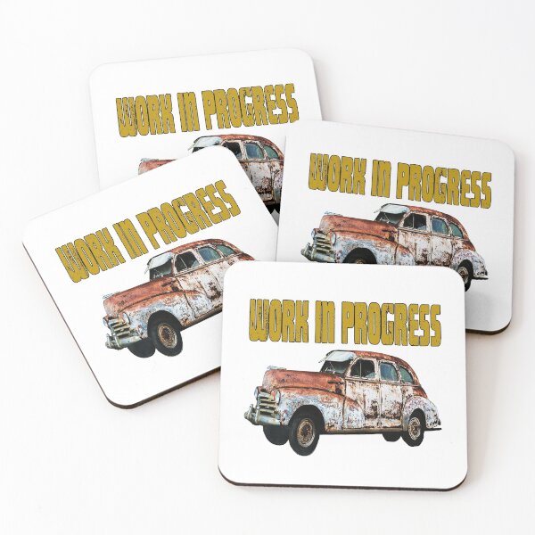 Item preview, Work in Progress Bumper Sticker designed and sold by OldschoolTs.
