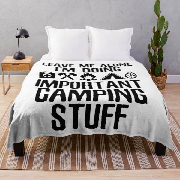 Item preview, Leave Me Alone I'm Doing Important Camping Stuff | Camping Vibes designed and sold by ghazalish.
