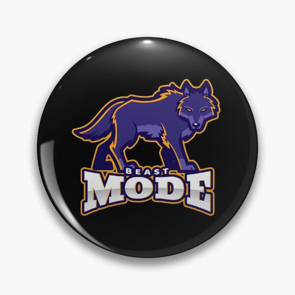 Item preview, Beast Mode Wolf Black - Funny Gym designed and sold by GymWearDepot.