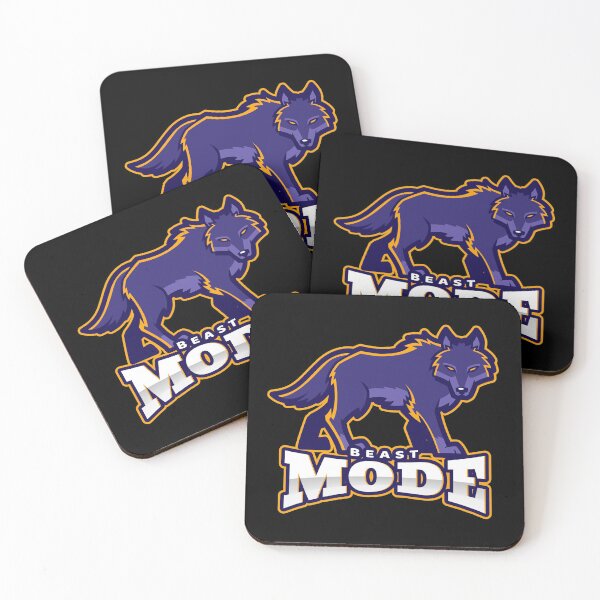 Item preview, Beast Mode Wolf Black - Funny Gym designed and sold by GymWearDepot.