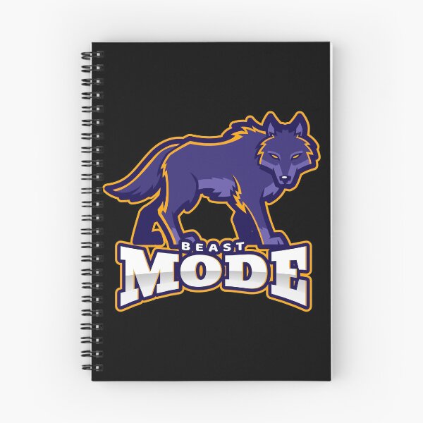 Item preview, Beast Mode Wolf Black - Funny Gym designed and sold by GymWearDepot.
