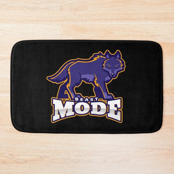 Item preview, Beast Mode Wolf Black - Funny Gym designed and sold by GymWearDepot.
