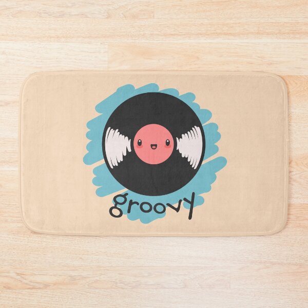 Artikelvorschau, Groovige niedliche Kawaii Cartoon-Vinyl-Schallplatte entworfen und verkauft von BobJolley.