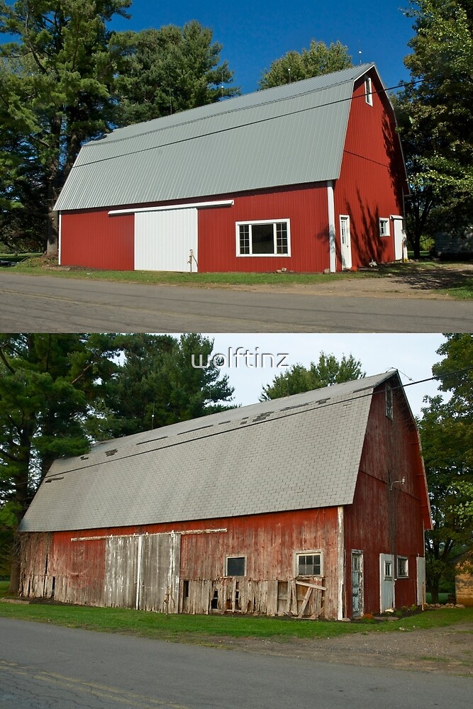 Barn Makeover Before And After By Wolftinz Redbubble