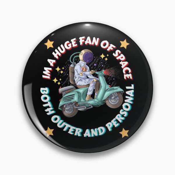 Item preview, huge fan of space both outer and personal designed and sold by Buzzbazaar.
