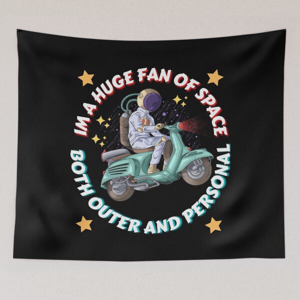 Item preview, huge fan of space both outer and personal designed and sold by Buzzbazaar.