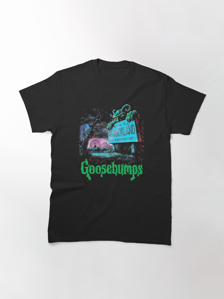 Discover Horror Goosebumps. Horrorland Classic T-Shirt, Vintage Goosebumps Shirt