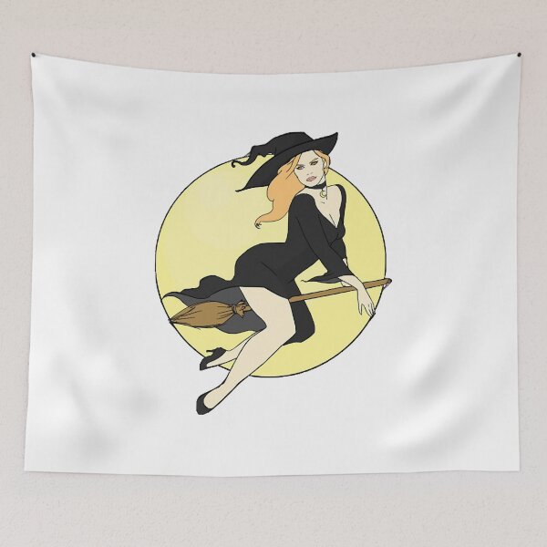 Item preview, Witch Pinup  designed and sold by WillieAustin.