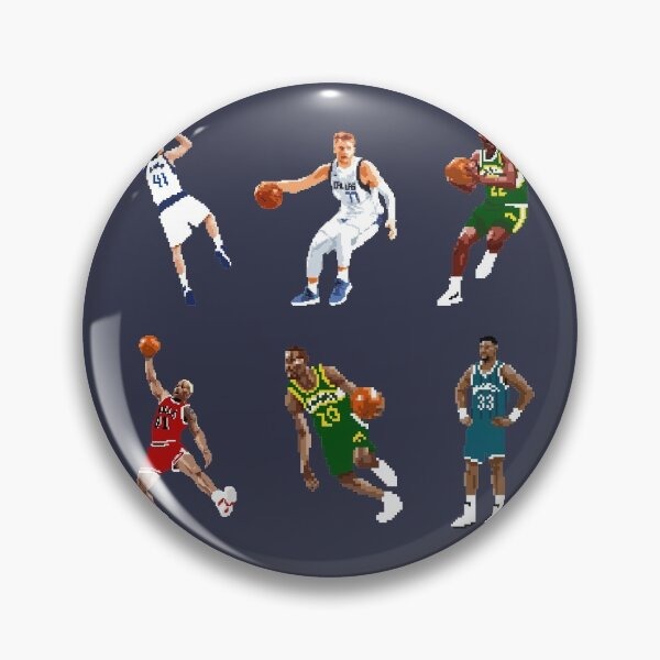 Item preview, Basketball Legends (Dirk Nowitzki, Luka Doncic, Ricky Pierce, Dennis Rodman, Gary Payton, Alonzo Mourning) Qiangy designed and sold by qiangdade.