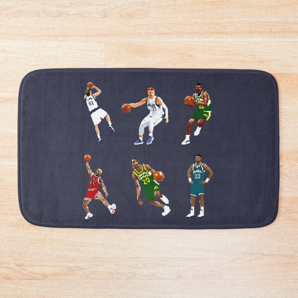Item preview, Basketball Legends (Dirk Nowitzki, Luka Doncic, Ricky Pierce, Dennis Rodman, Gary Payton, Alonzo Mourning) Qiangy designed and sold by qiangdade.