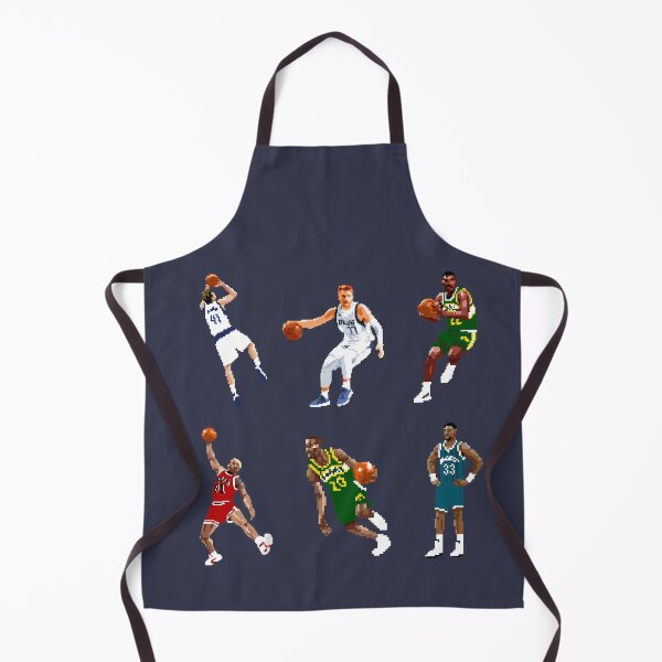 Item preview, Basketball Legends (Dirk Nowitzki, Luka Doncic, Ricky Pierce, Dennis Rodman, Gary Payton, Alonzo Mourning) Qiangy designed and sold by qiangdade.