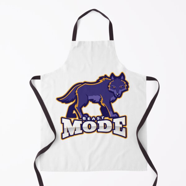 Item preview, Beast Mode Wolf White - Funny Gym designed and sold by GymWearDepot.