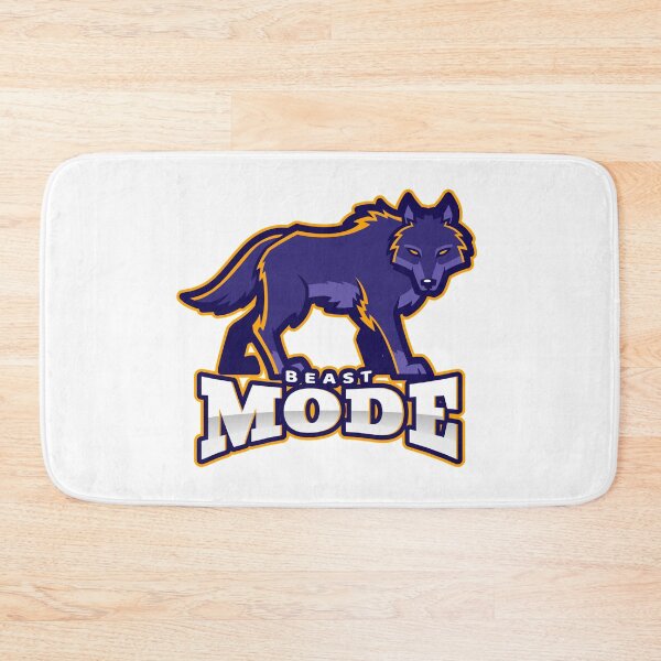 Item preview, Beast Mode Wolf White - Funny Gym designed and sold by GymWearDepot.