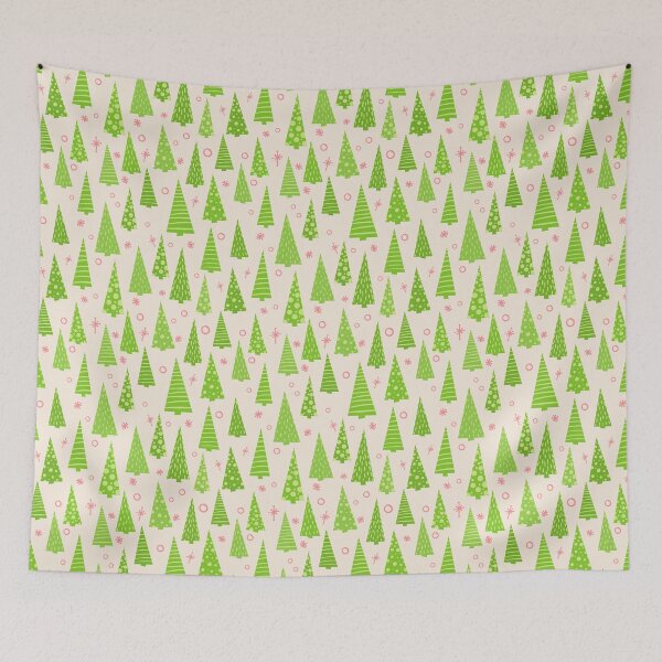 Item preview, Modern Christmas Tree Holiday Pattern designed and sold by livianasgifts.