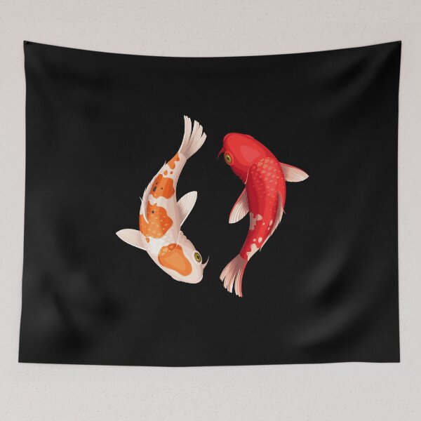 Item preview, Japanese Koi Fish Carp Nishikigoi Fish Pond Japan Culture designed and sold by ZiesMerch.