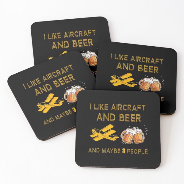 Item preview, I LIKE AIRCRAFT AND BEER AND MAYBE 3 PEOPLE SHIRT designed and sold by ScottKingg.