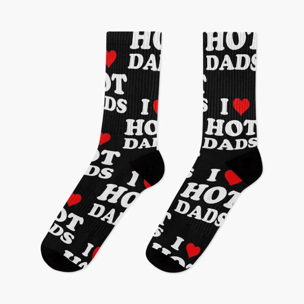 Item preview, I Love Hot Dads - Heart DILF Lover designed and sold by ScottKingg.