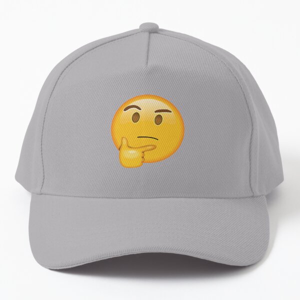 Thinking Thought World emoji Baseball Cap