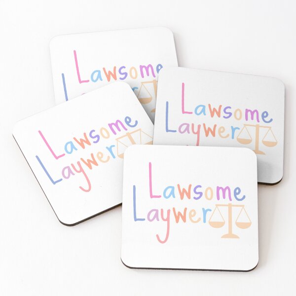 Item preview, Lawsome lawyer - funny lawyer gift (color) designed and sold by PickaSticka.
