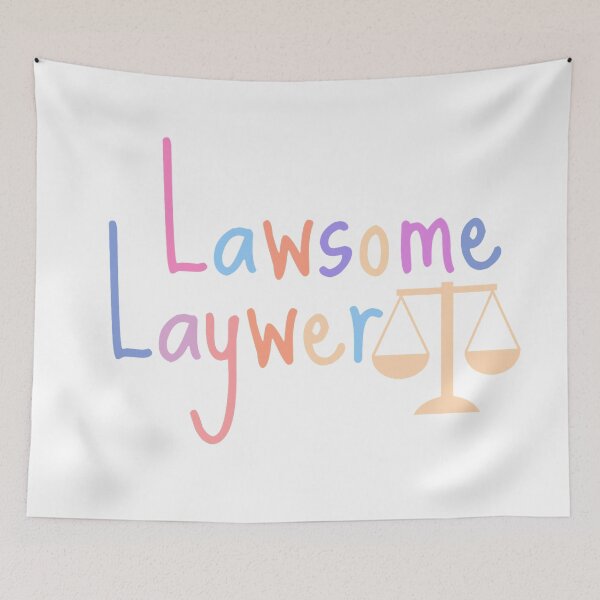 Item preview, Lawsome lawyer - funny lawyer gift (color) designed and sold by PickaSticka.