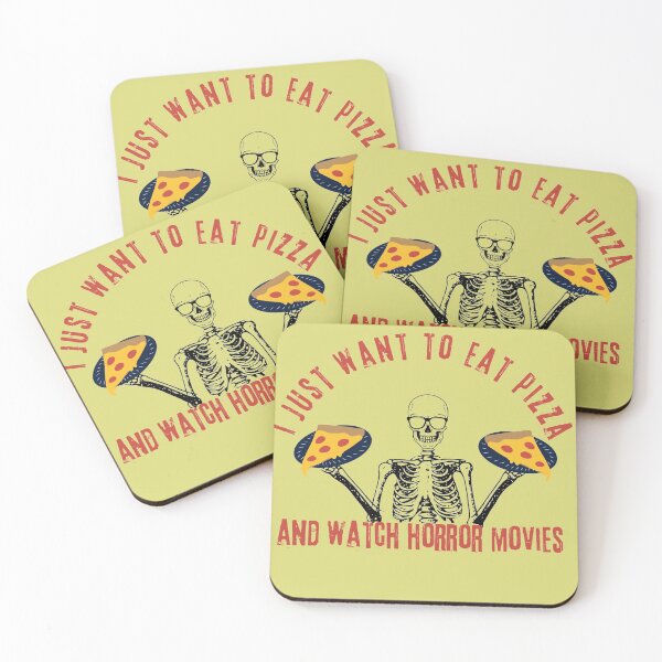 Item preview, i just want to eat pizza and watch horror movies designed and sold by syeda noon.
