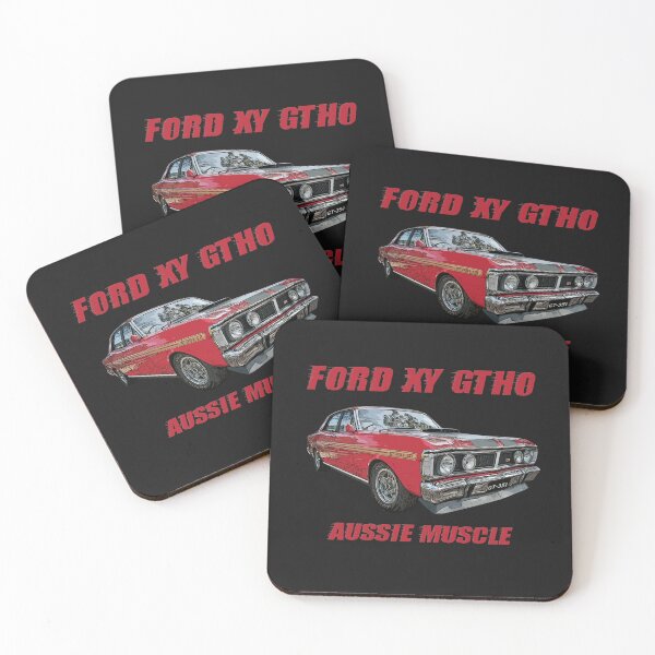 Item preview, Ford Falcon XY GT Aussie Muscle Red designed and sold by radestilo.
