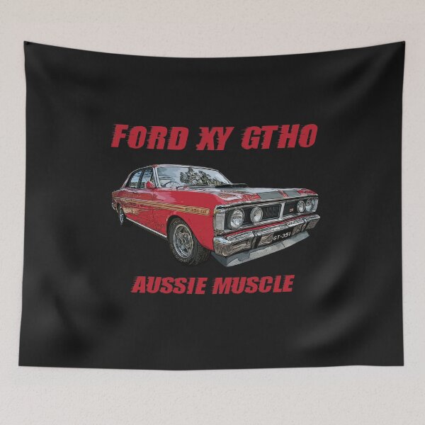 Item preview, Ford Falcon XY GT Aussie Muscle Red designed and sold by radestilo.