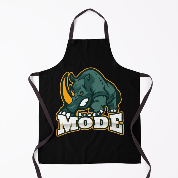 Item preview, Beast Mode Rhino Black - Funny Gym designed and sold by GymWearDepot.