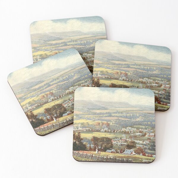 Item preview, Vintage Illustration of Blair Atholl from Tulloch Hill, Pitlochry, Perthshire designed and sold by yourscotland.