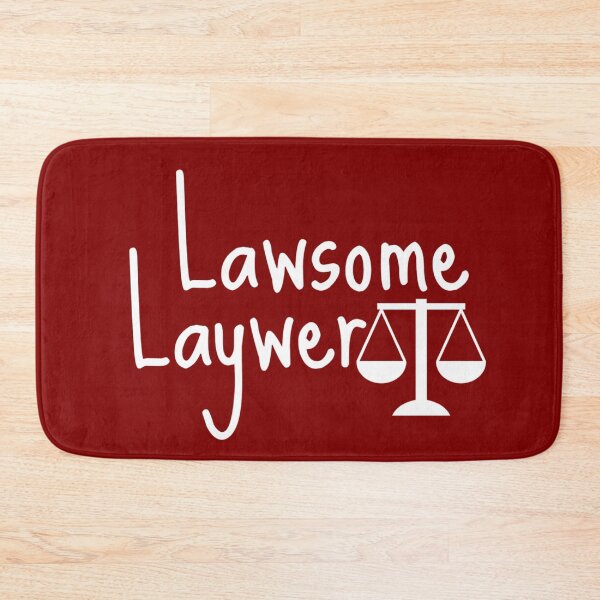 Item preview, Lawsome lawyer - funny lawyer gift (white/grey) designed and sold by PickaSticka.