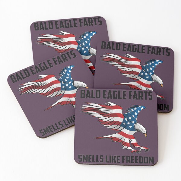 Item preview, Bald Eagle Farts Smell Like Freedom Funny 4th July  designed and sold by HellstarB.