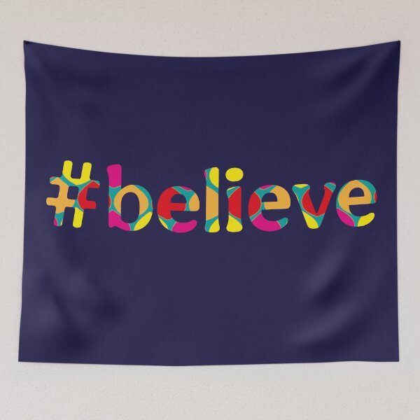 Item preview, Hashtag Believe (2) designed and sold by ToluaPrints.