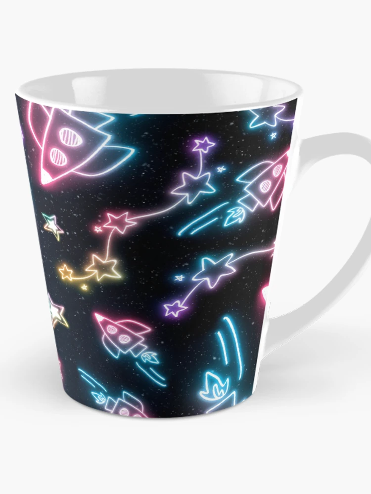 Thumbnail 1 of 4, Coffee Mug, Pattern Designs Colorful Abstract Geometric Pattern Sticker designed and sold by duron4.