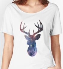 Galaxy Stag Women's Relaxed Fit T-Shirt