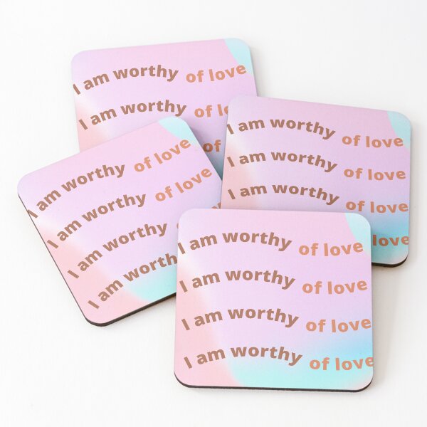 Item preview, I AM WORTHY OF LOVE designed and sold by Product  Stella.