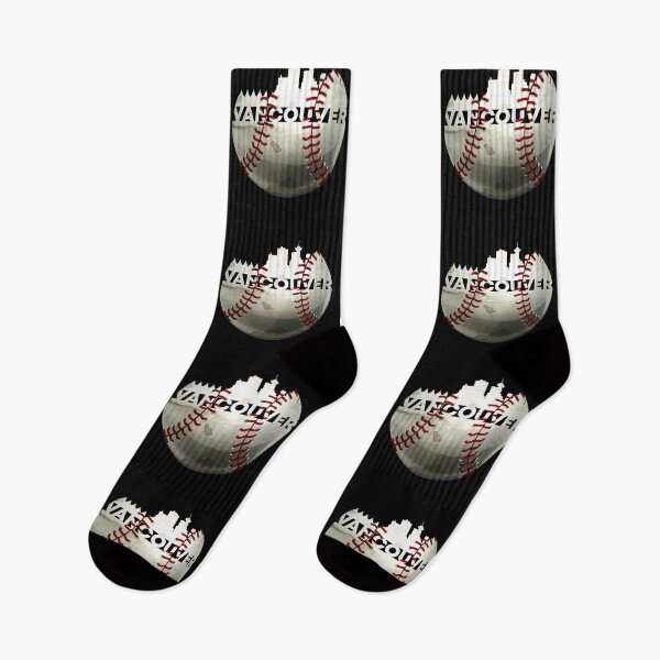 Artikelvorschau, Herausragender Vancouver Baseball Ball mit echter Vancouver Skyline aus Kanada entworfen und verkauft von Urosek.