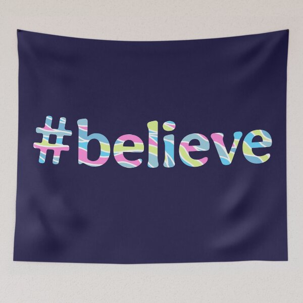 Item preview, Hashtag Believe (4) designed and sold by ToluaPrints.