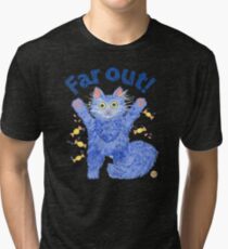 Blue Cat 'Far Out' Tri-blend T-Shirt
