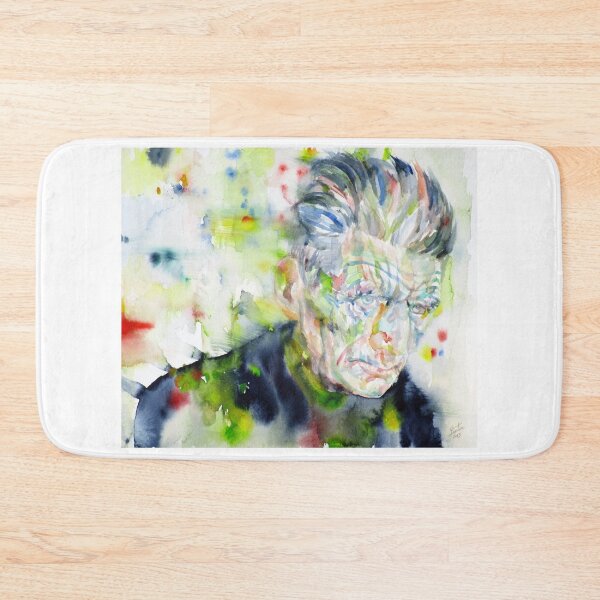 Item preview, SAMUEL BECKETT - watercolor portrait.6 designed and sold by lautir.