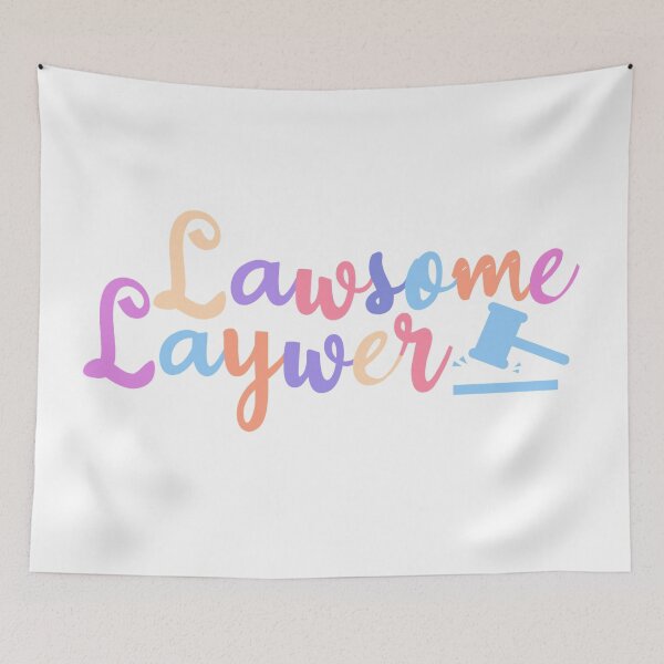 Item preview, Lawsome lawyer - funny lawyer gift (color) #2 designed and sold by PickaSticka.
