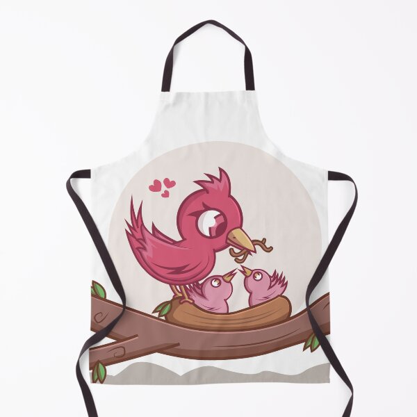 Item preview, Cute Mom Bird feeding newborn birds designed and sold by Black Maverik Estore.