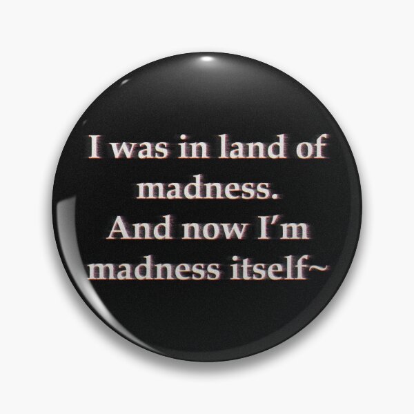 Item preview, Land of madness edgy aesthetic poster quote designed and sold by Hekkoto.