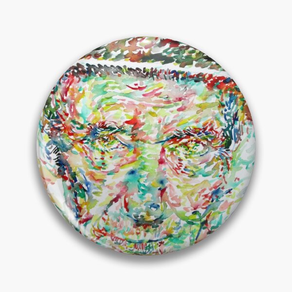 Item preview, WILLIAM BURROUGHS watercolor portrait .1 designed and sold by lautir.