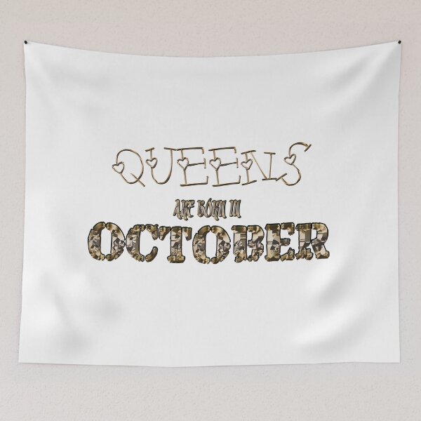 Item preview, Queens are born in  October designed and sold by Iden-store.