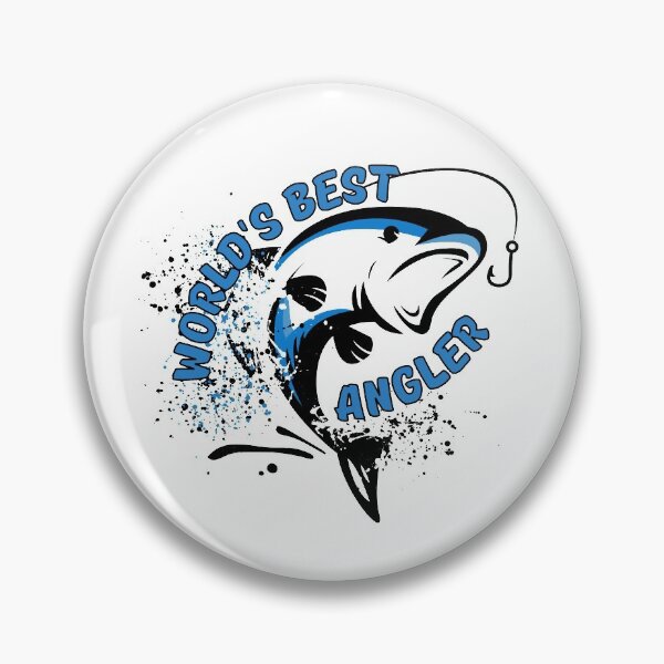 Item preview, World's Best Angler Dispersion Style for Fishing Hobbyist designed and sold by Onewivnacher.