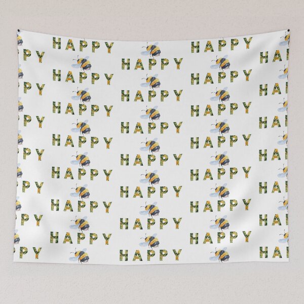 Item preview, Merch Haus - Be Happy Design 3 designed and sold by MerchHaus.